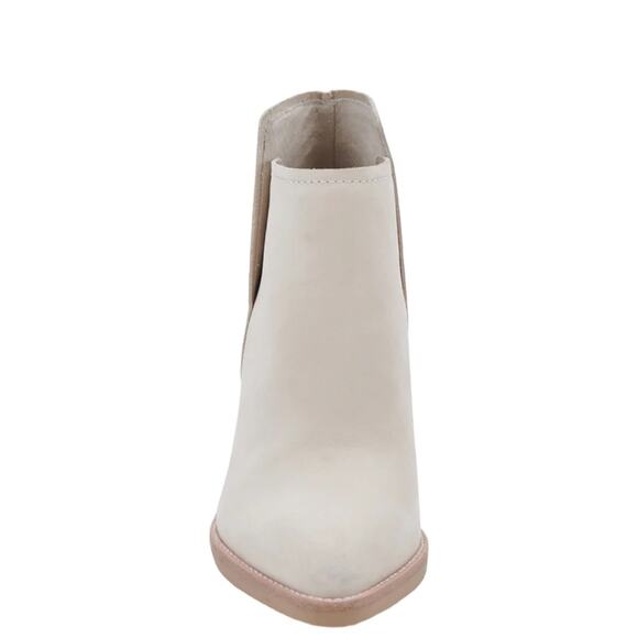 Dolce Vita Women's Spade Ivory Nubuck Leather Boot 8.5 NIB FLAW - Picture 4 of 10